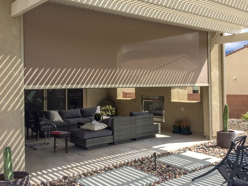 Retractable shades install